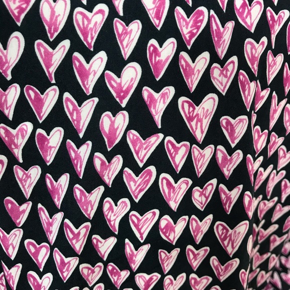 Barney’s heart print wrap dress - Picture 4 of 11